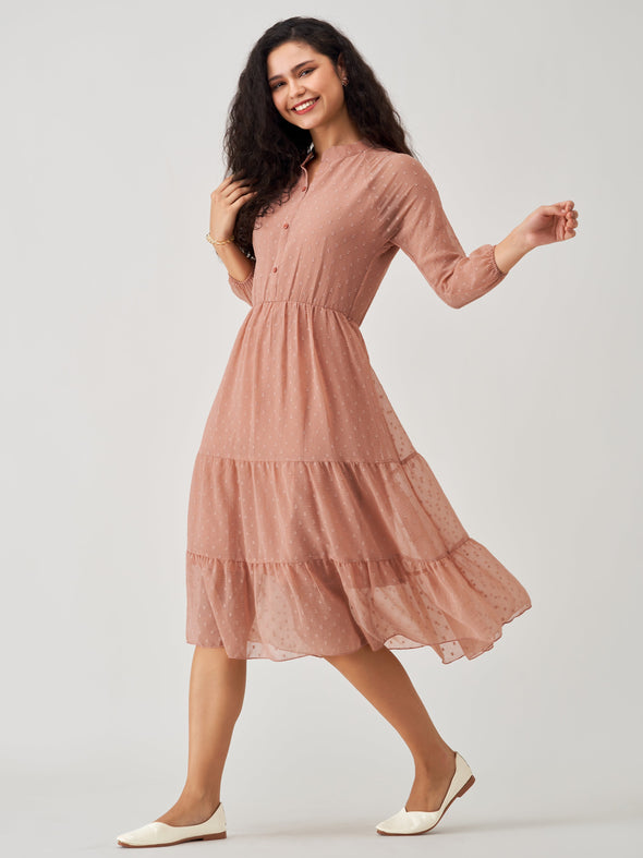 Polyster Plain & Solid Dress For Women