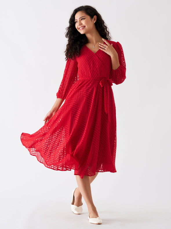 Fancy Plain & Solid  Designer Dress For women