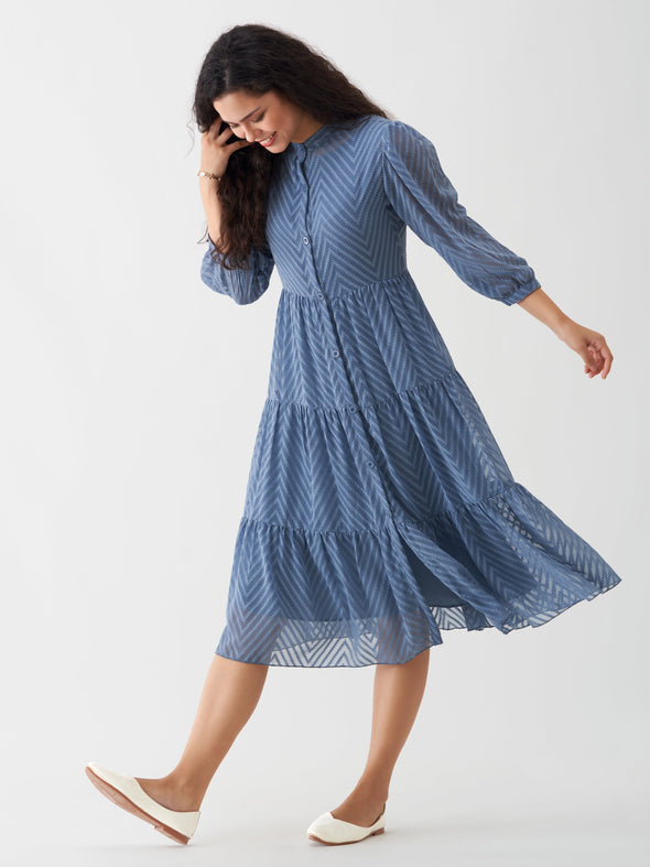 Women Polyster Plain & Solid Dress