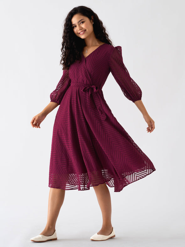 Fancy Plain & Solid  Designer Dress For women