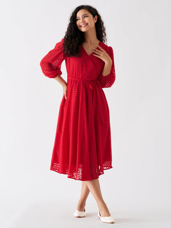 Fancy Plain & Solid  Designer Dress For women
