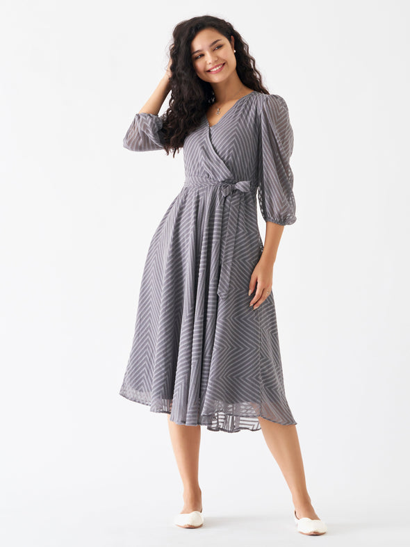 Fancy Plain & Solid  Designer Dress For women