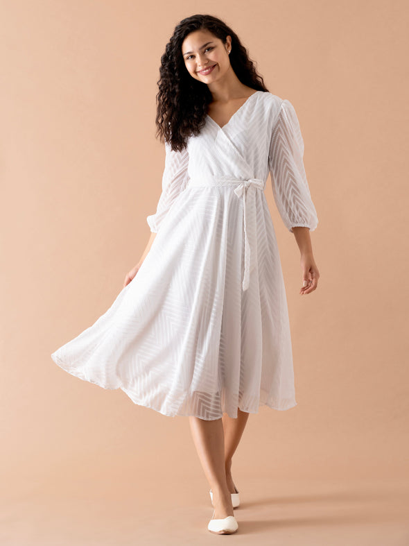 Fancy Plain & Solid  Designer Dress For women