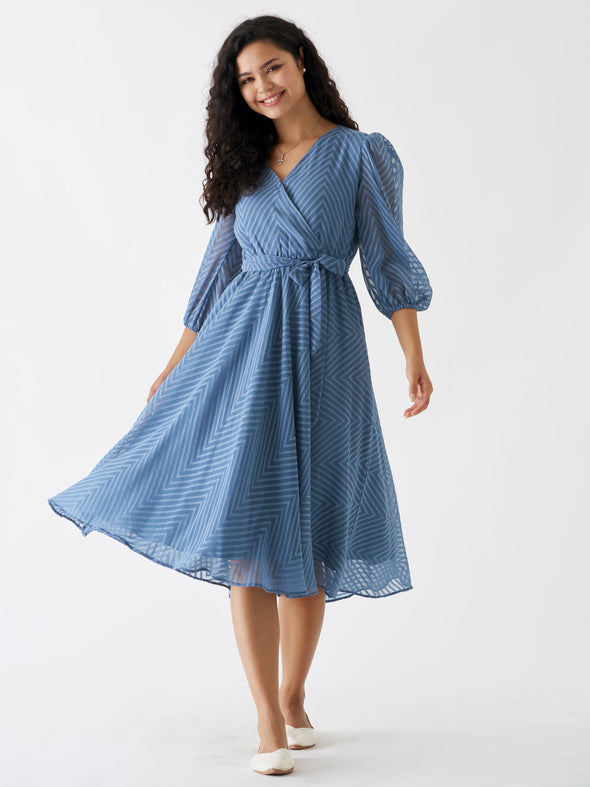 Fancy Plain & Solid  Designer Dress For women
