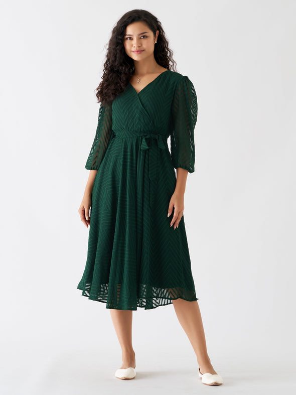 Fancy Plain & Solid  Designer Dress For women