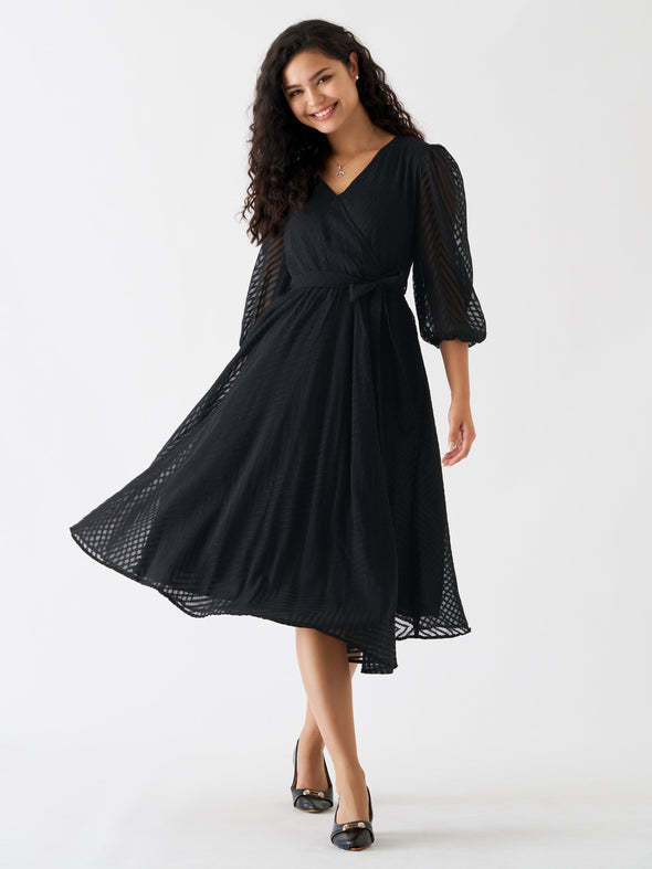 Fancy Plain & Solid  Designer Dress For women