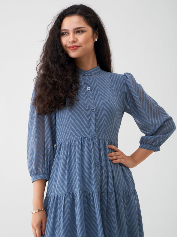 Women Polyster Plain & Solid Dress