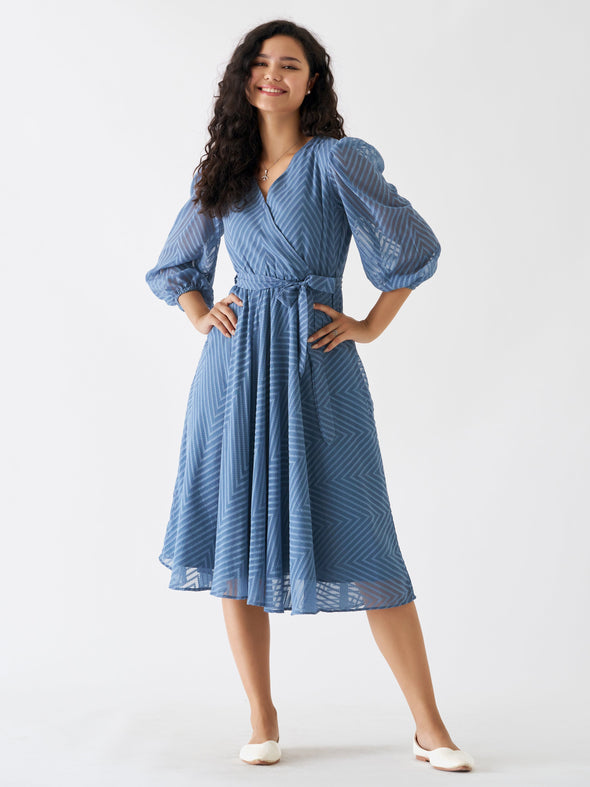Fancy Plain & Solid  Designer Dress For women