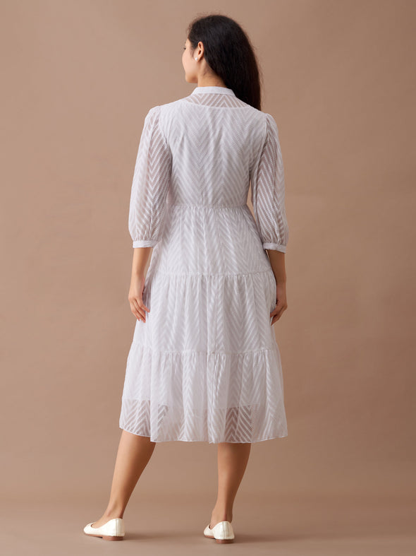 Women Polyster Plain & Solid Dress