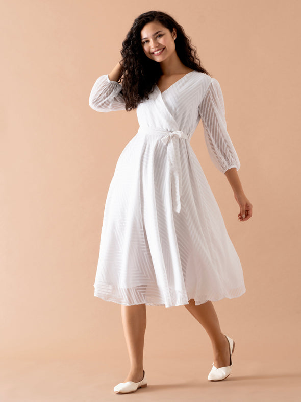 Fancy Plain & Solid  Designer Dress For women