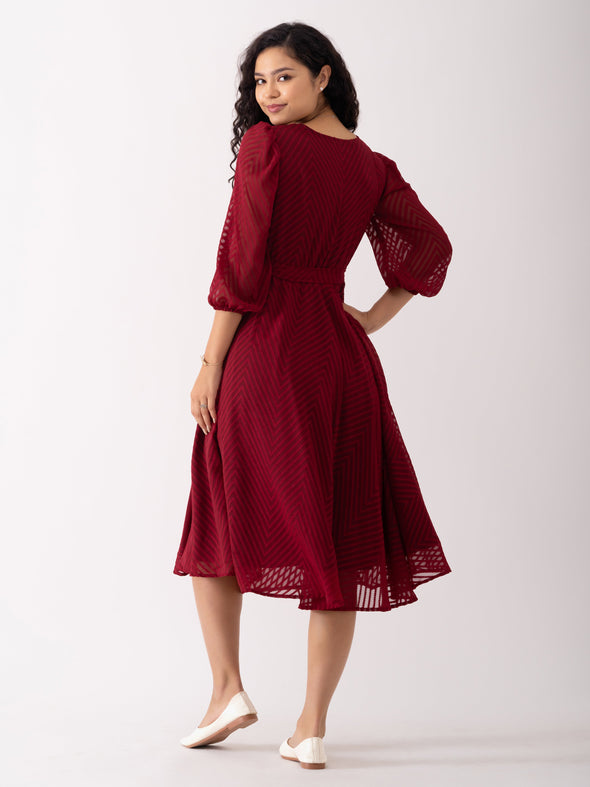 Fancy Plain & Solid  Designer Dress For women
