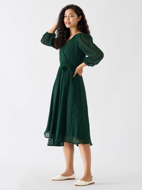Fancy Plain & Solid  Designer Dress For women