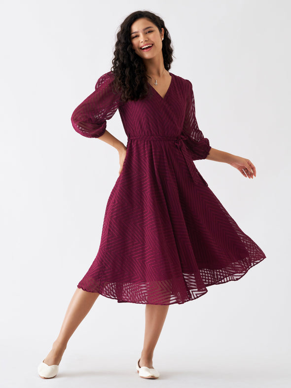 Fancy Plain & Solid  Designer Dress For women