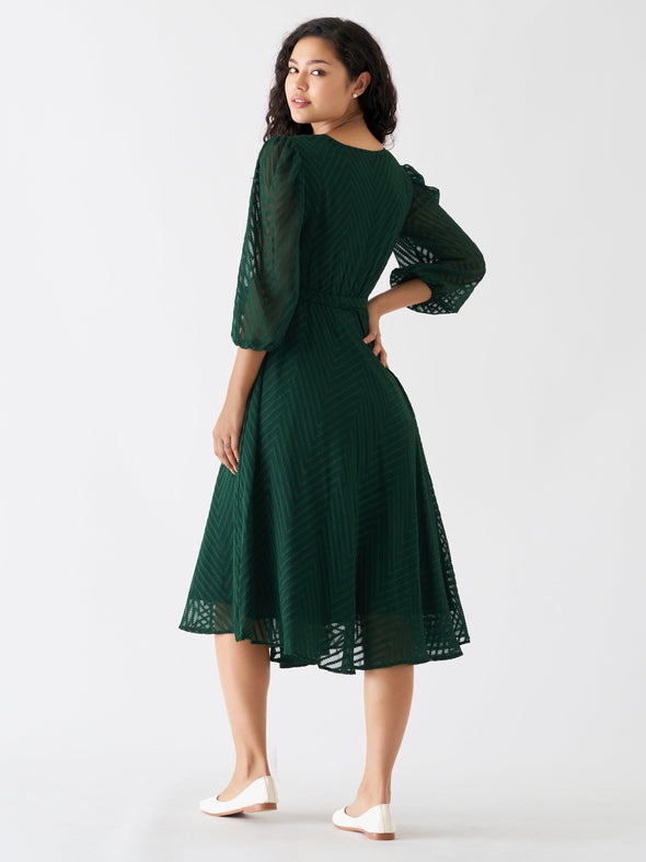 Fancy Plain & Solid  Designer Dress For women