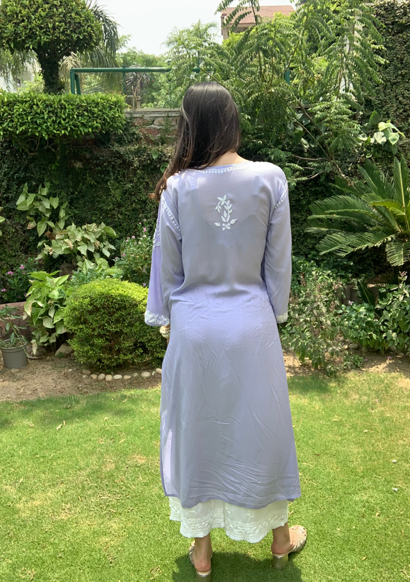 Inayat Chikankari Modal Straight Kurta